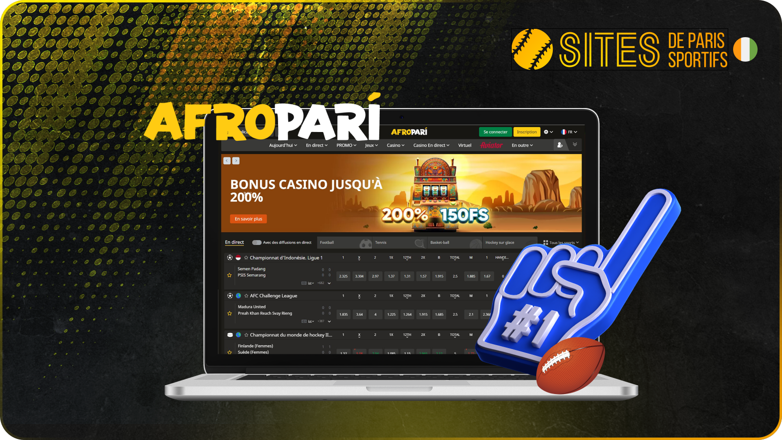 Afropari domine le marché africain avec une vaste sélection de paris sur le rugby