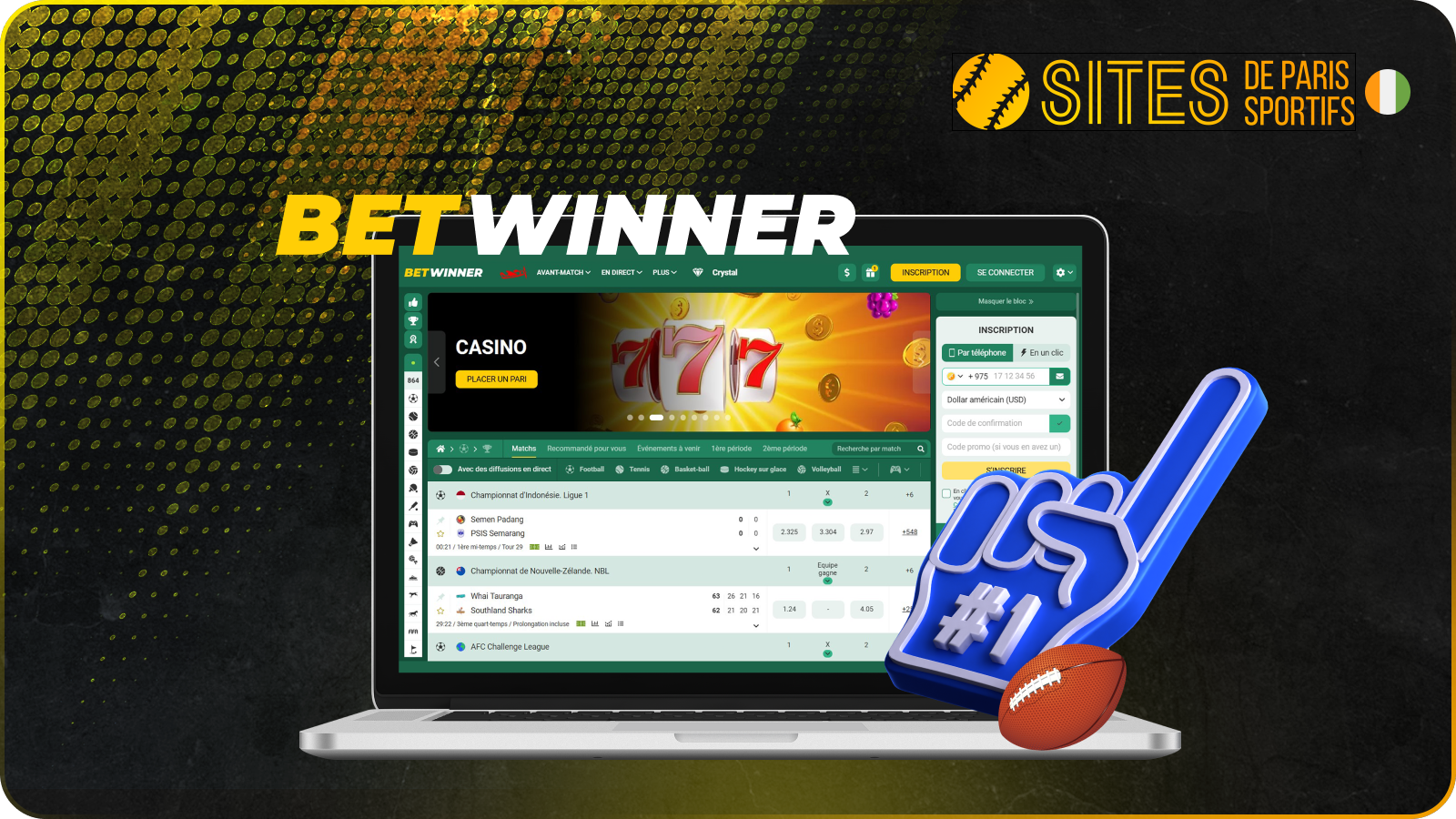BetWinner propose toutes les grandes ligues de rugby, internationales et locales