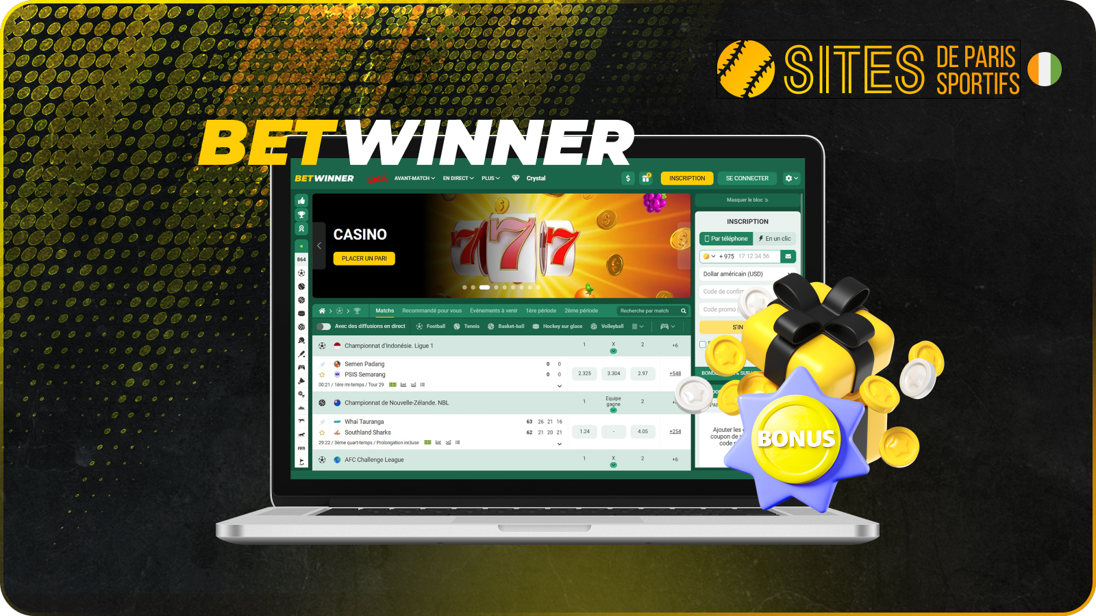 BetWinner propose aux nouveaux joueurs un bonus de 200% sur le premier dépôt, jusqu'à 130 000 XOF