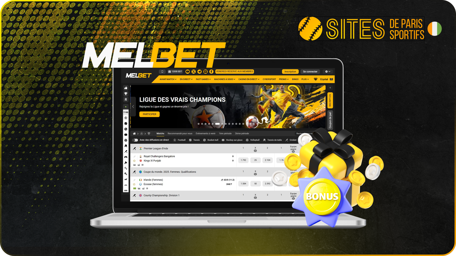 Les nouveaux inscrits sur Melbet peuvent recevoir un bonus de 200% jusqu'à 130 000 XOF