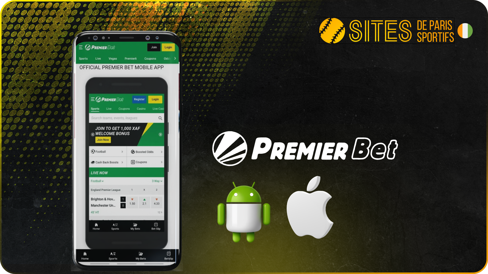L'application PremierBet se distingue par la compétitivité de ses cotes