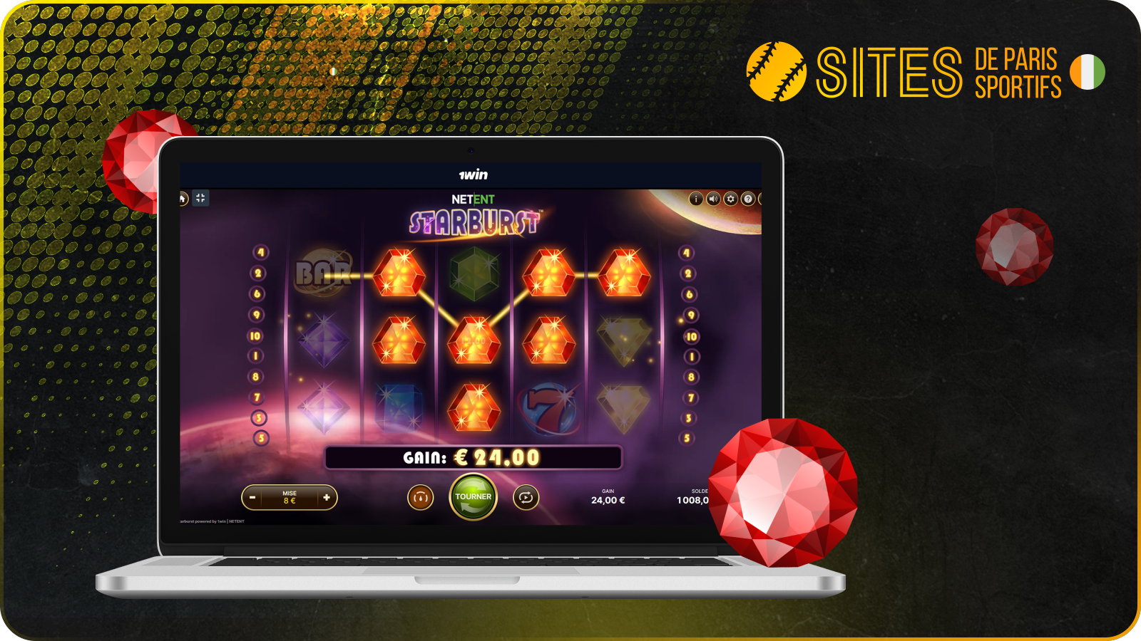 Starburst est l’un des jeux les plus palpitants que vous trouverez sur 1win