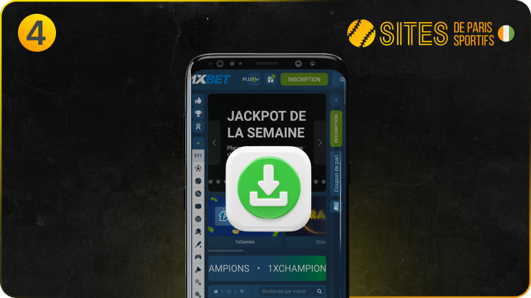 Téléchargez le fichier APK de 1xBet sur votre mobile