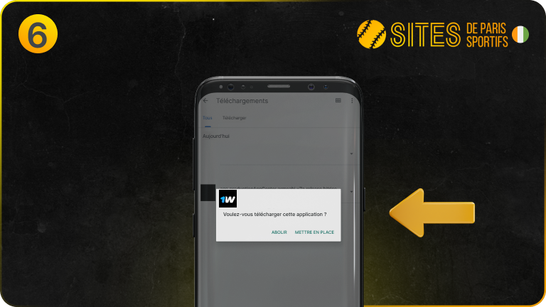 Cliquez sur le fichier et choisissez l'option installer