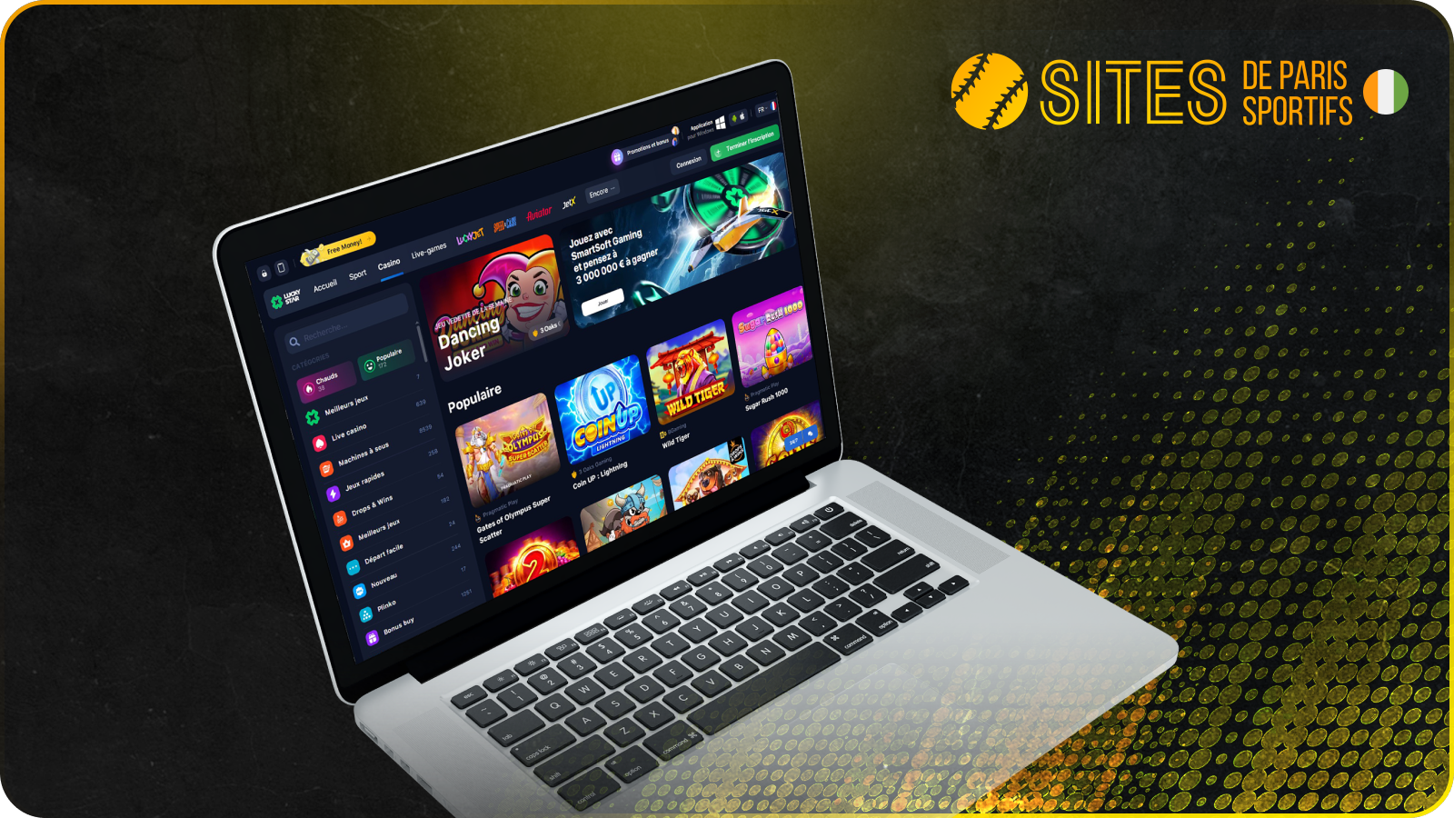 Sur Lucky Star Casino, vous trouverez une large sélection de jeux de casino variés