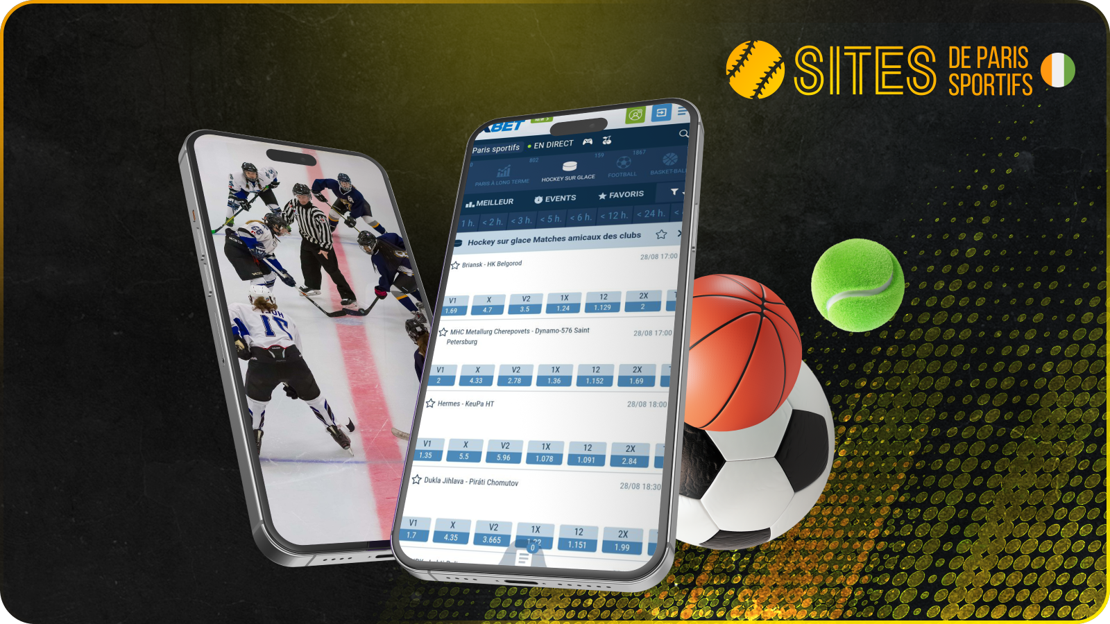 L'application 1xBet propose une variété d'options de paris sportifs adaptées à tous les joueurs