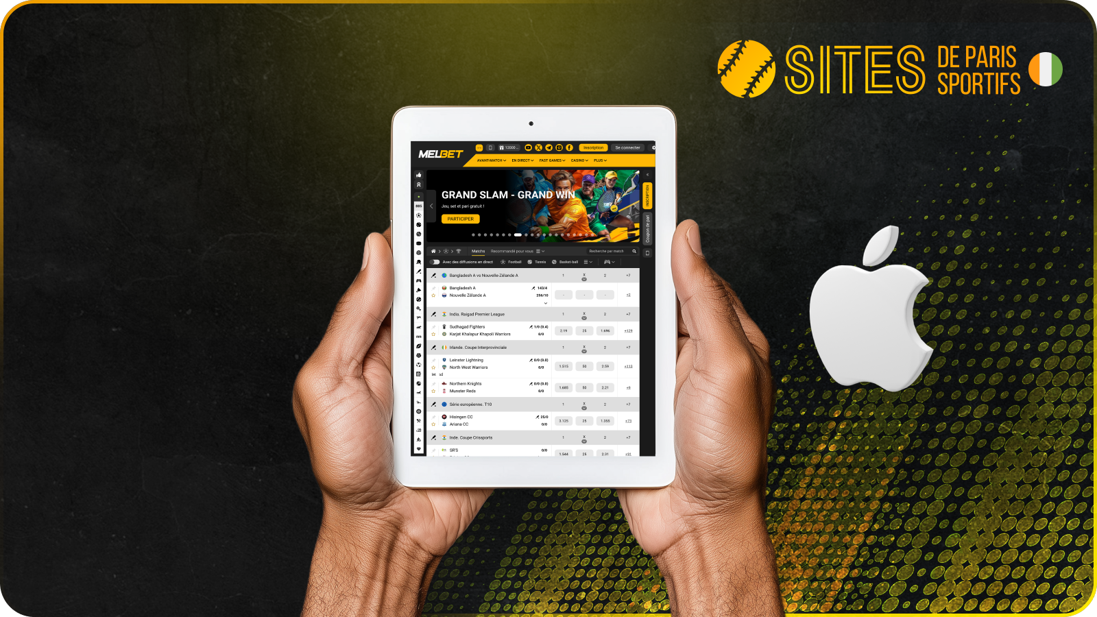 Vous pouvez télécharger Melbet sur iOS depuis le site officiel du bookmaker